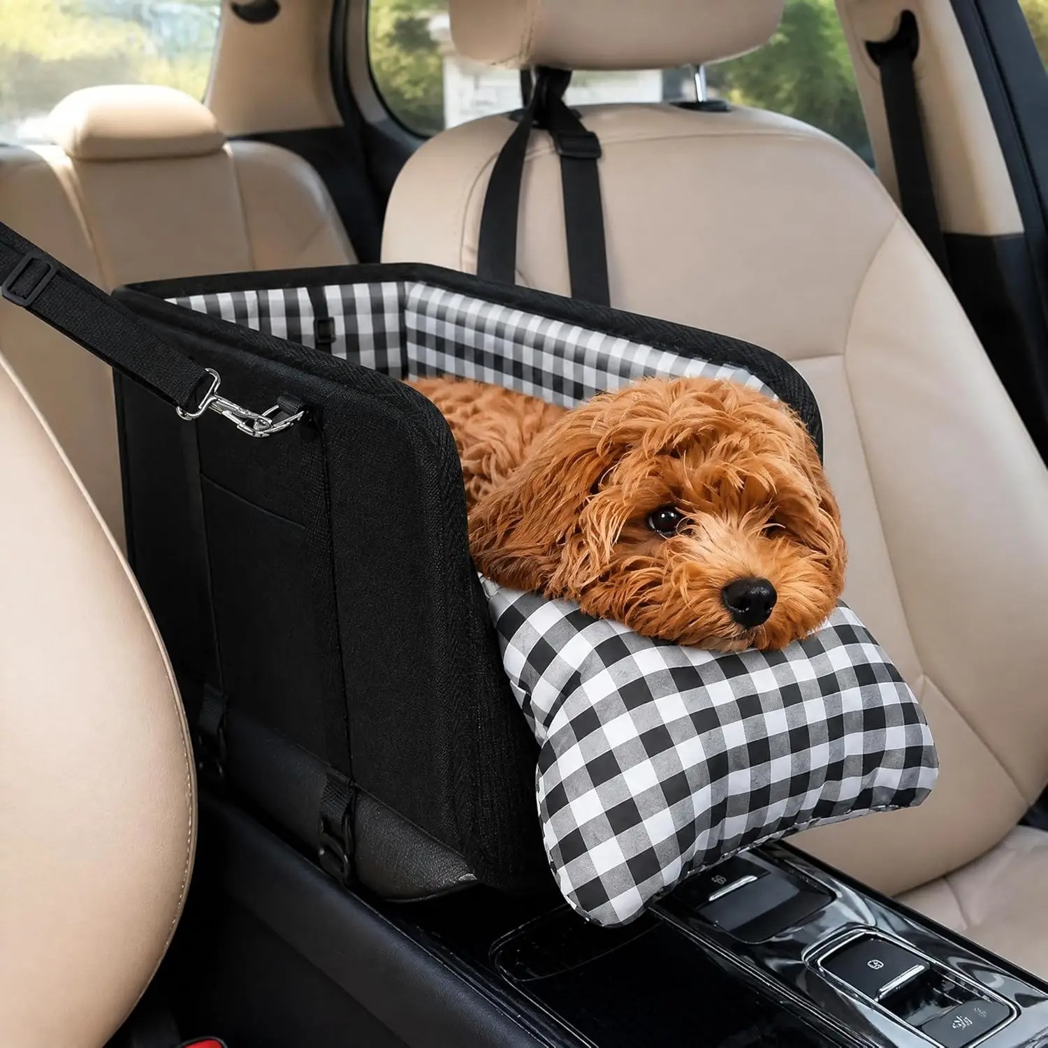 Car Seat Travel Bag - Portable Console Dog Car Seats,Center Seat