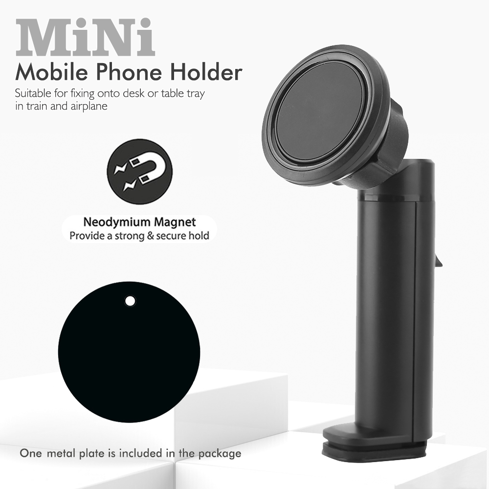 Phone Holder Airplane - Magnetic Travel Phone Holder, 360° Rotation