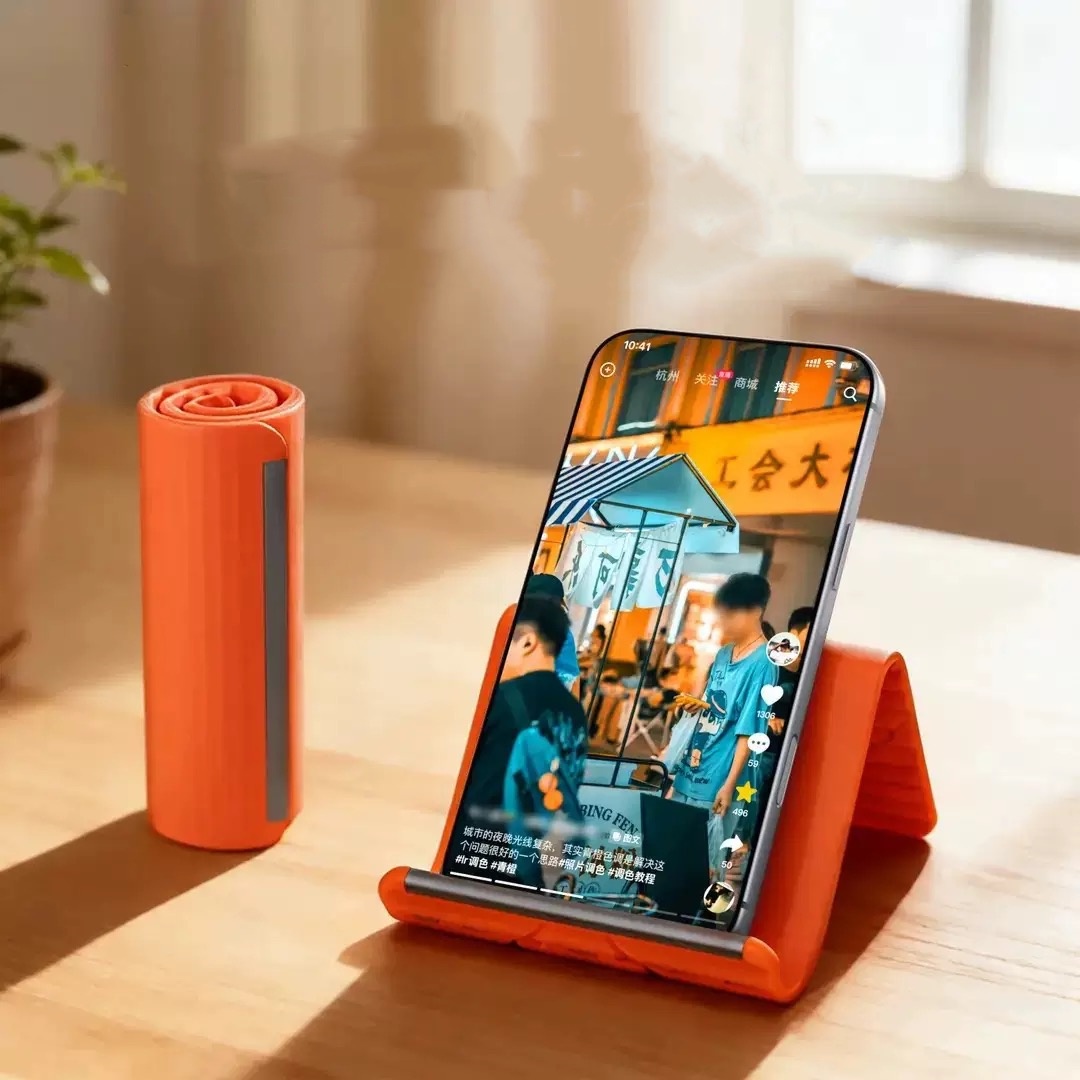 Travel Accessories Holder - Lazy Portable Phone Stand Silicone Desktop