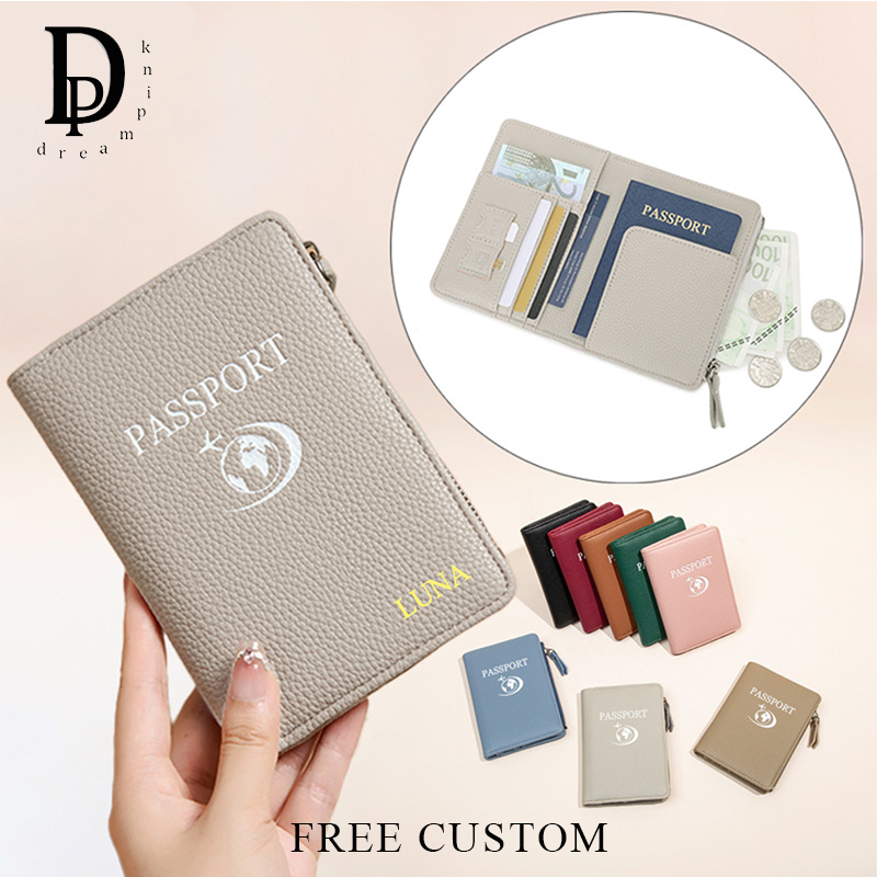 Passport Holder Rfid - Travel Woman RFID Personalized Passport Holder