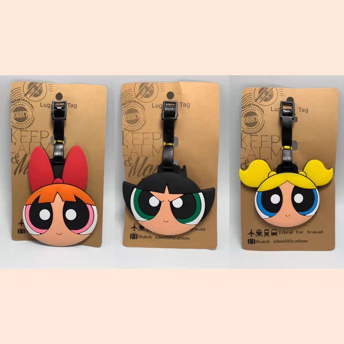 Travel Accessories New - Anime The Powerpuff Girls Bag Pendant
