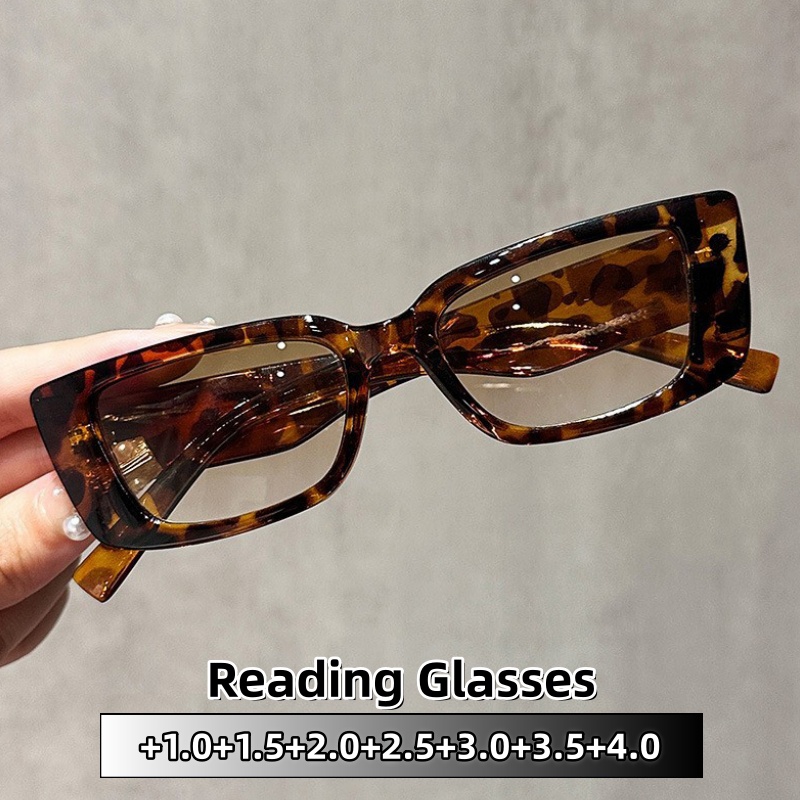 Travel Reading Accessories - Fashionable Square Frame Reading Glasses for