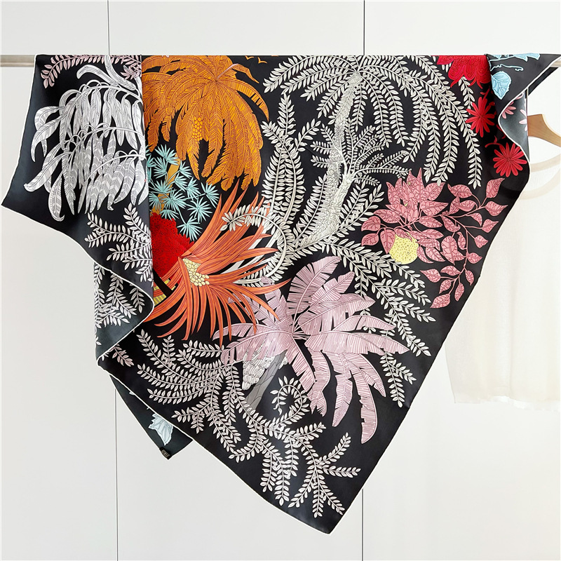 14mm Silk Scarf Women Hand Rol - đánh giá và giá Travel Accessories Designer