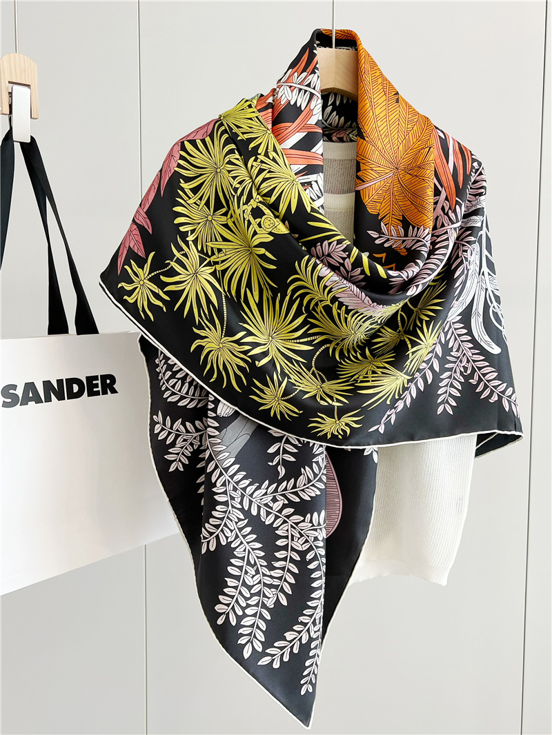 14mm Silk Scarf Women Hand Rol - đánh giá và giá Travel Accessories Designer