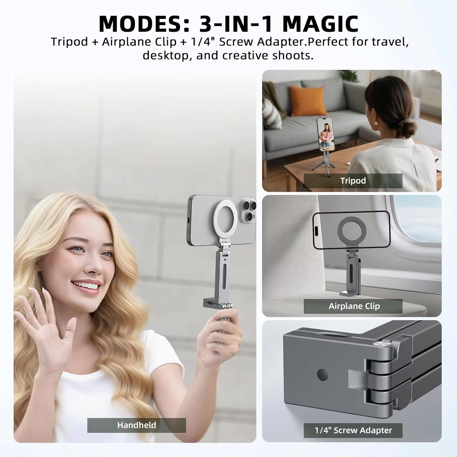 Universal Trip Magnetic Phone  - đánh giá và giá Phone Holder Airplane
