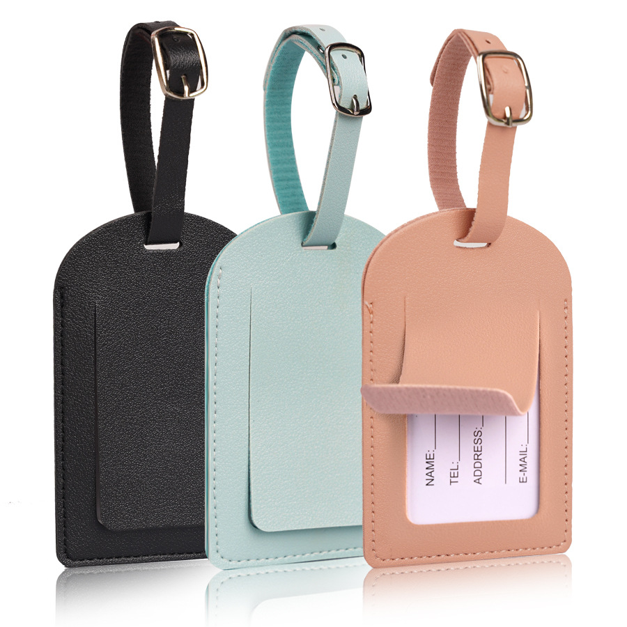 Women Men Luggage Tags PU Leat - đánh giá và giá Travel Accessories Kit For Men