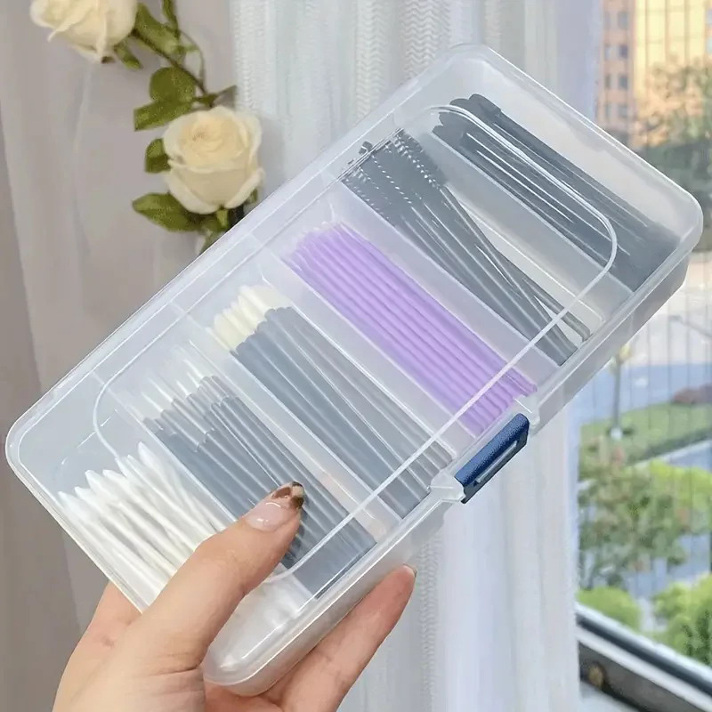 Clear 5/6-grid Portable Plasti - đánh giá và giá Accessories Travel Jewelry Box