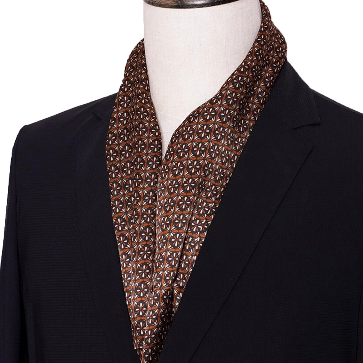New Men's Stripe Silk Scarf Ho - đánh giá và giá Travel Accessories New
