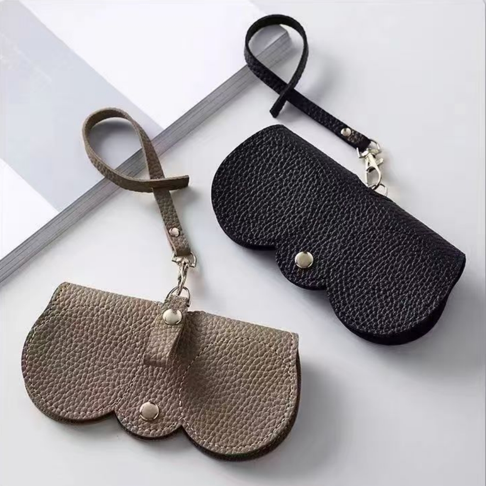 1pc Litchi Embossed Glasses Co - đánh giá và giá Travel Reading Accessories