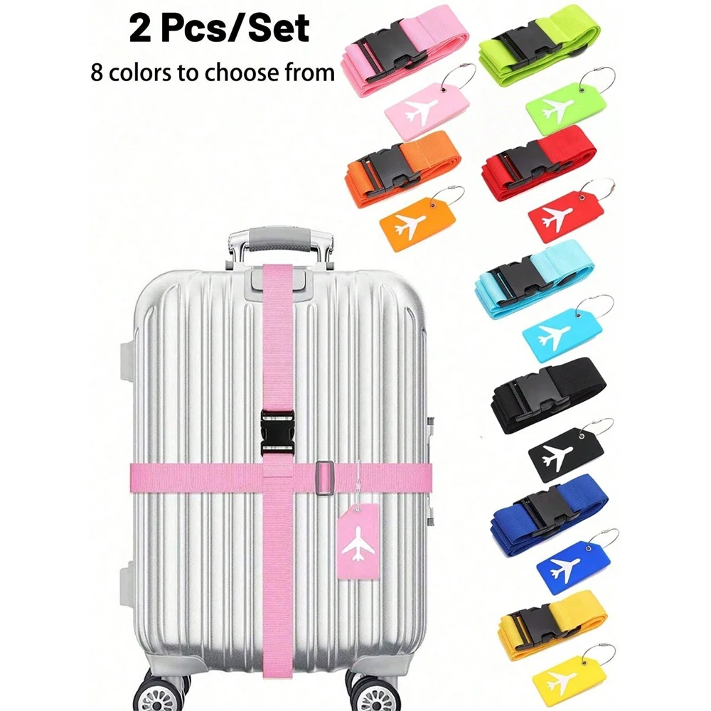 Luggage Strap Set with Luggage - đánh giá và giá Travel Accessories Gift Set