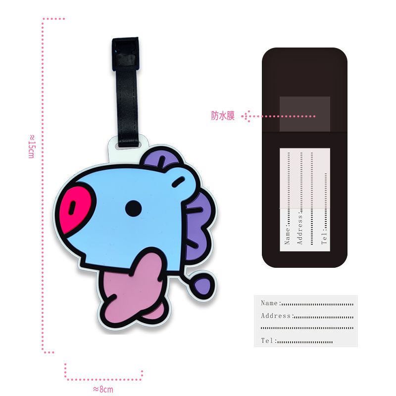 BT21 cartoon cute keychain Kaw - đánh giá và giá Travel Accessories Gift Set