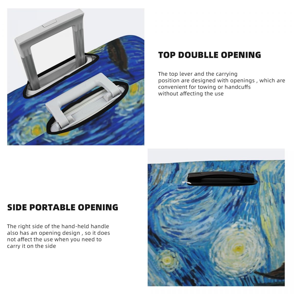 The Starry Night Luggage Cover - đánh giá và giá Travel Van Accessories