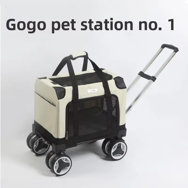 FurStarLarge Pet Rolling Carri - đánh giá và giá Car Seat Travel Bag