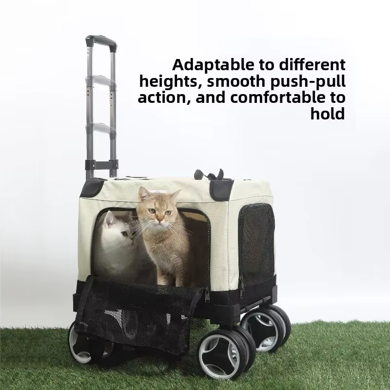 FurStarLarge Pet Rolling Carri - đánh giá và giá Car Seat Travel Bag