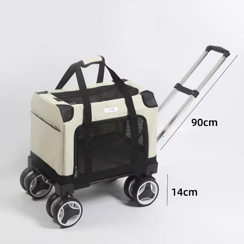 FurStarLarge Pet Rolling Carri - đánh giá và giá Car Seat Travel Bag