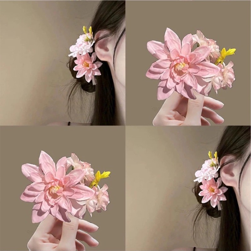 Pink Blue Flower Hair Clip New - đánh giá và giá Travel Accessories Bunnings