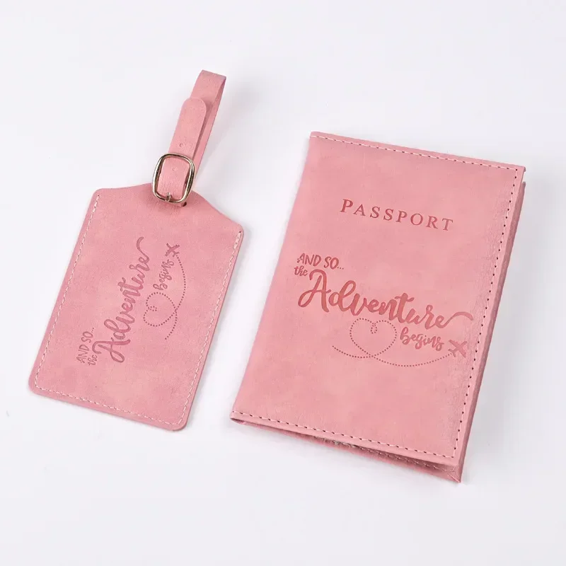 New Purple PU Leather Passport - đánh giá và giá Travel Accessories Gift Set