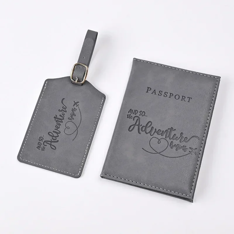 New Purple PU Leather Passport - đánh giá và giá Travel Accessories Gift Set
