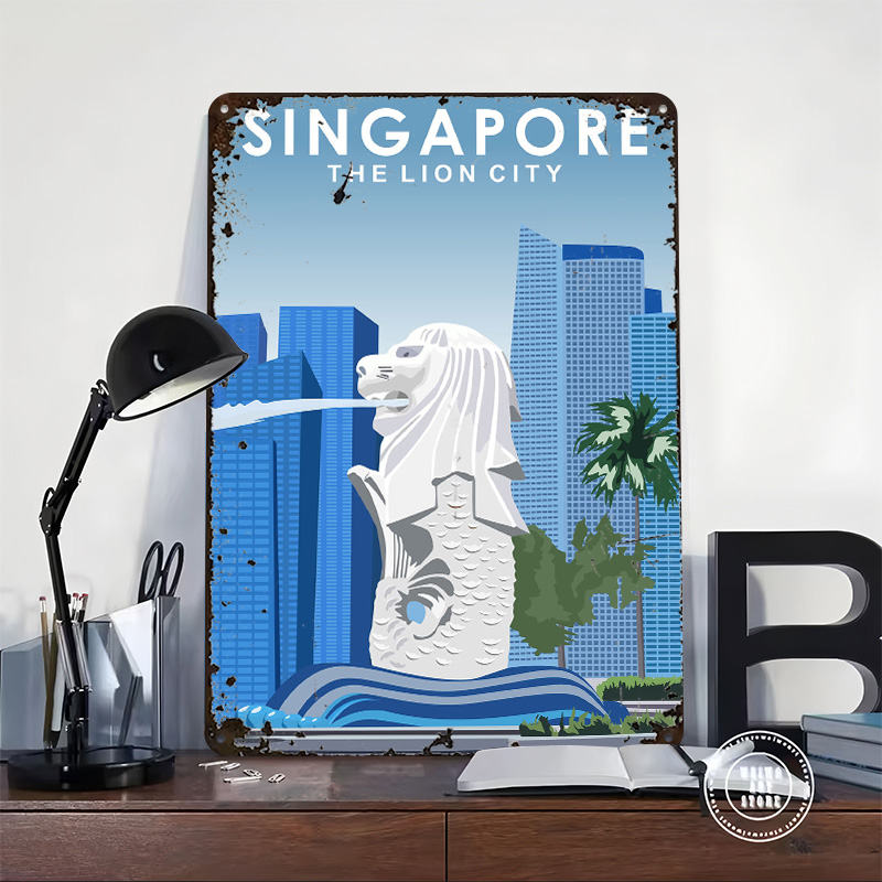 Singapore Travel Tin Poster Cu - đánh giá và giá Travel Accessories Singapore