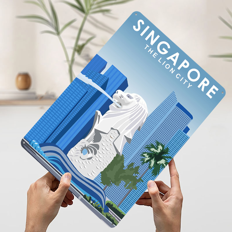 Singapore Travel Tin Poster Cu - đánh giá và giá Travel Accessories Singapore