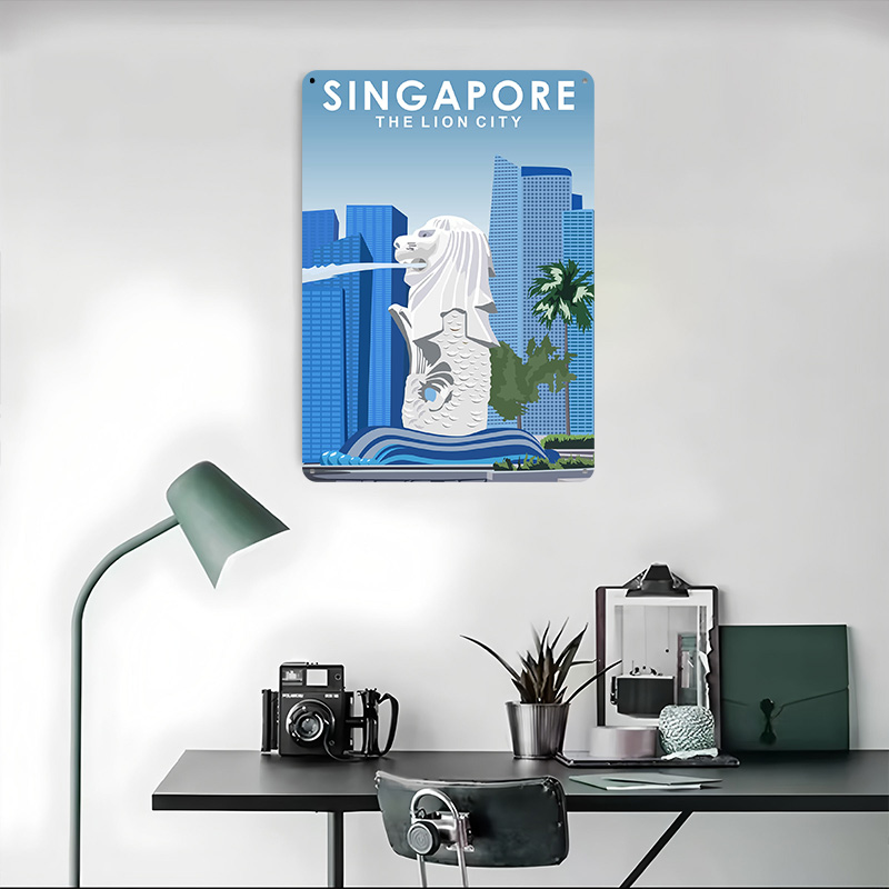 Singapore Travel Tin Poster Cu - đánh giá và giá Travel Accessories Singapore