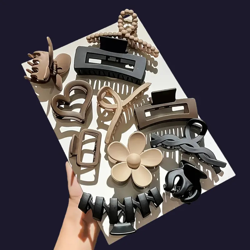 11Pcs Assorted Hair Claw Clips - đánh giá và giá Travel Accessories Designer