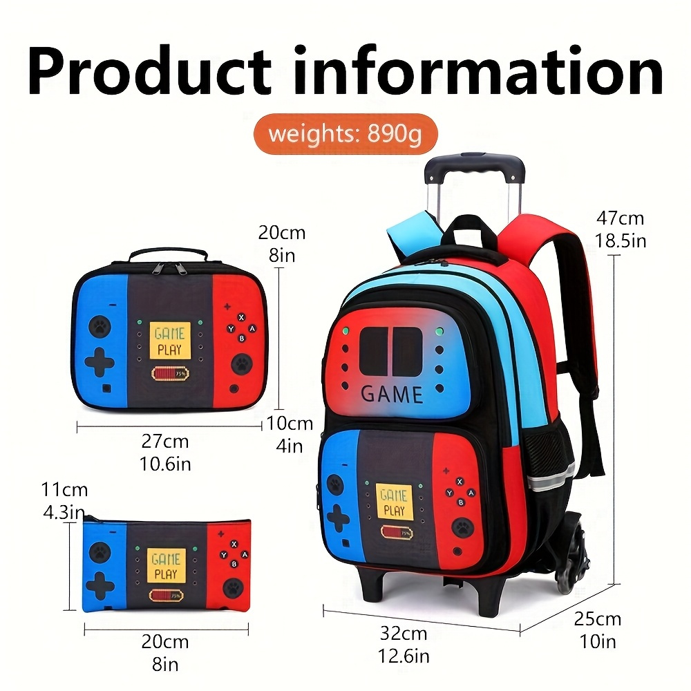 3PCS Kids Rolling Backpack for - đánh giá và giá Travel Router Accessories