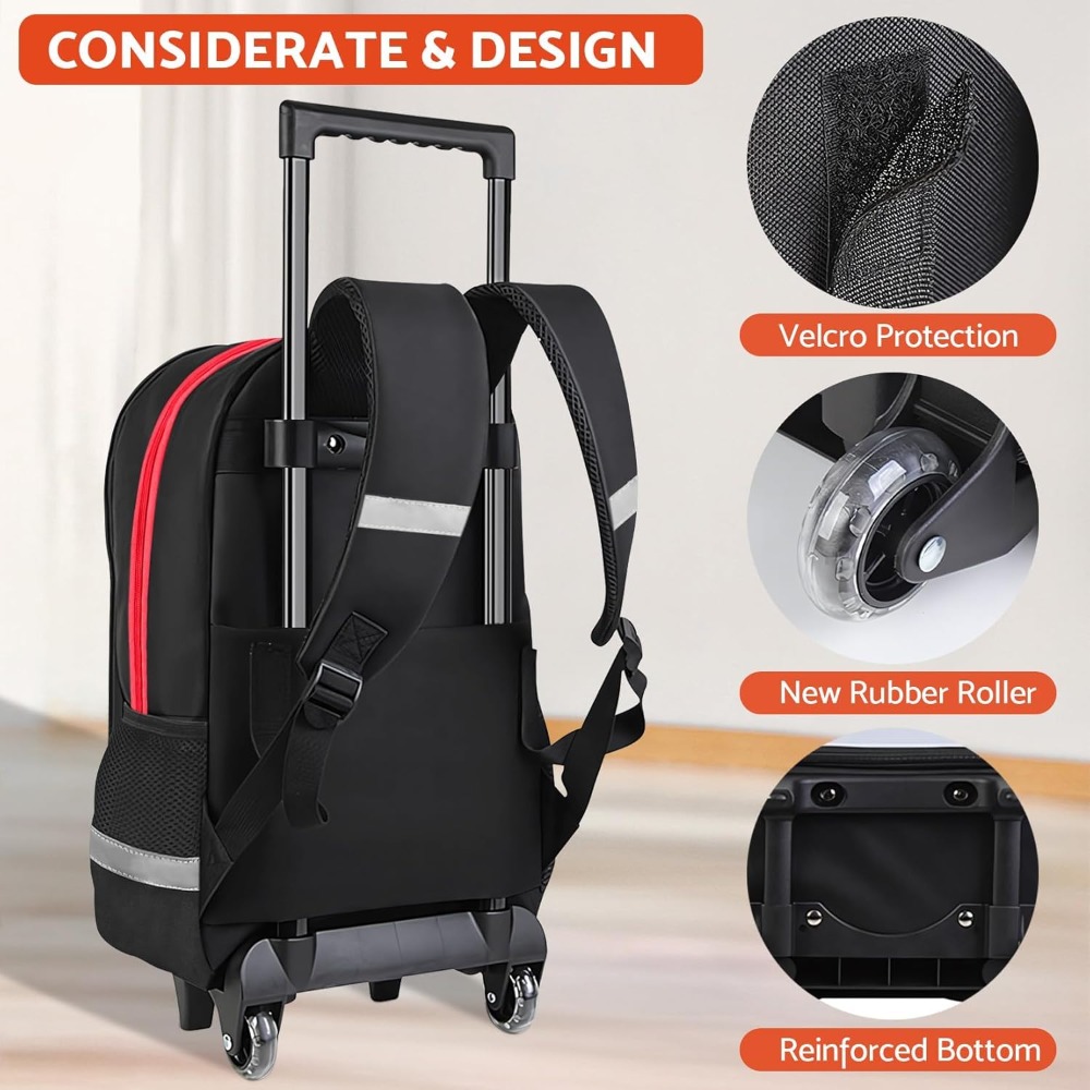 3PCS Kids Rolling Backpack for - đánh giá và giá Travel Router Accessories
