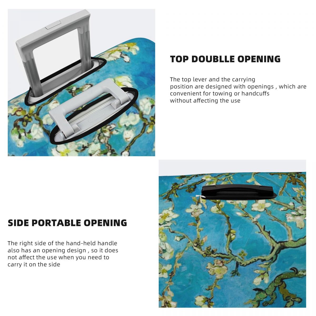 Almond Blossom Suitcase Cover  - đánh giá và giá Travel Van Accessories
