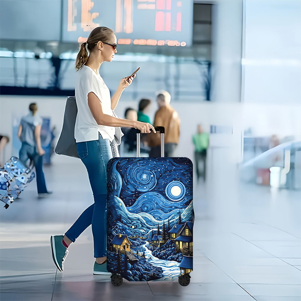 1PC Van Gogh-style printed lug - đánh giá và giá Travel Van Accessories