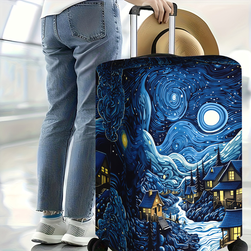 1PC Van Gogh-style printed lug - đánh giá và giá Travel Van Accessories