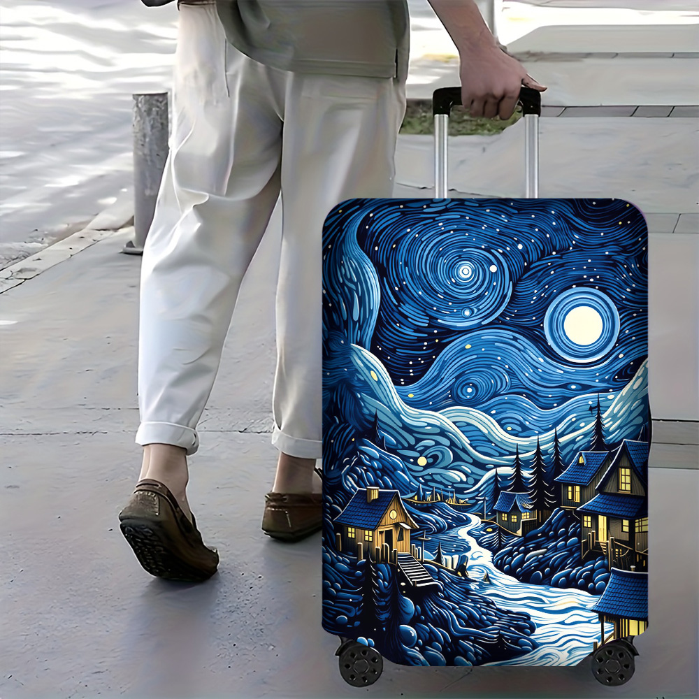 1PC Van Gogh-style printed lug - đánh giá và giá Travel Van Accessories
