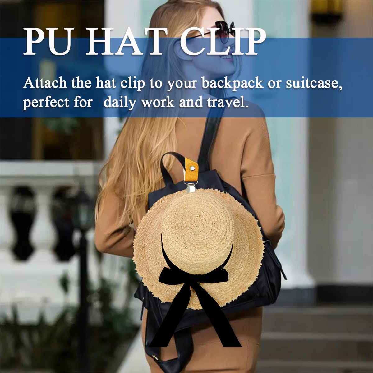 PU Leather Hat Clip for Travel - đánh giá và giá Travel Accessories Holder
