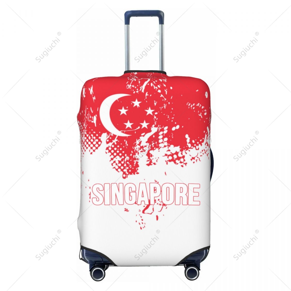 Singapore Flag Luggage Cover S - đánh giá và giá Travel Accessories Singapore