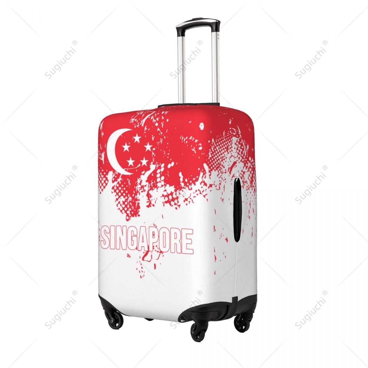 Singapore Flag Luggage Cover S - đánh giá và giá Travel Accessories Singapore