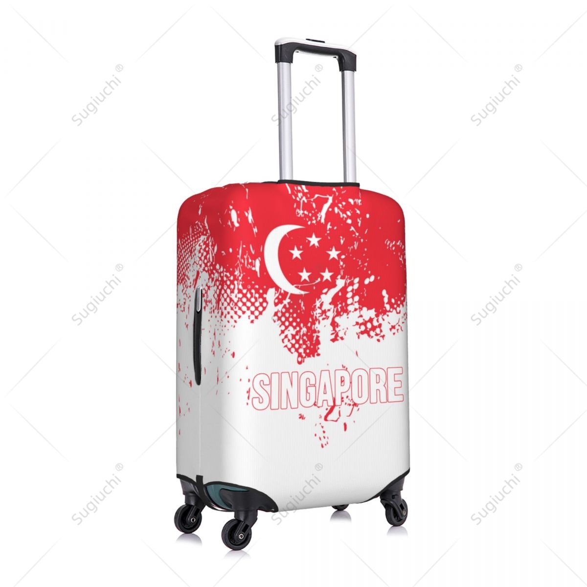 Singapore Flag Luggage Cover S - đánh giá và giá Travel Accessories Singapore