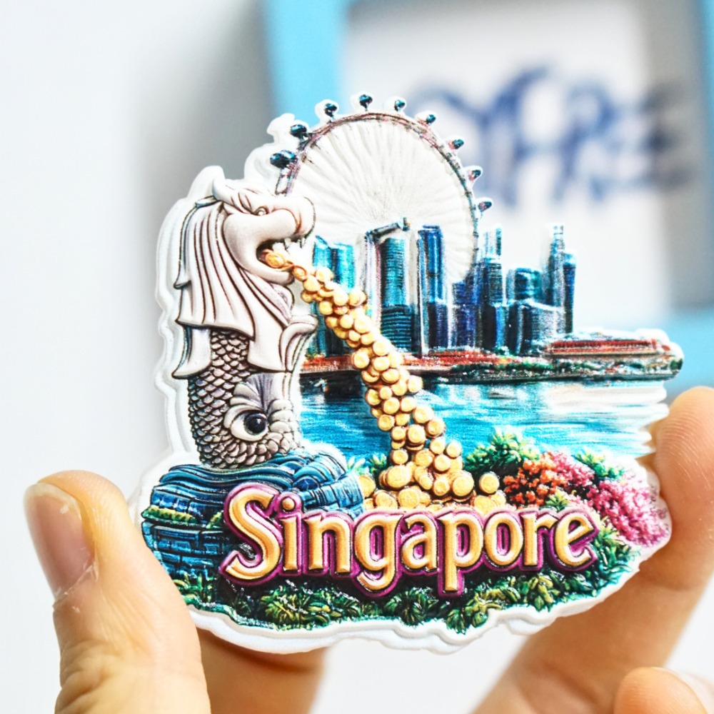 1PC Singapore Fridge Magnets,  - đánh giá và giá Travel Accessories Singapore